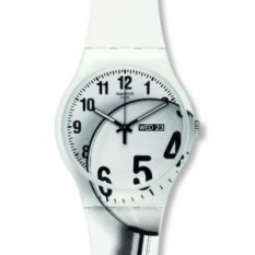 Simpático y orginal reloj de mano color blanco para hombre o mujer.